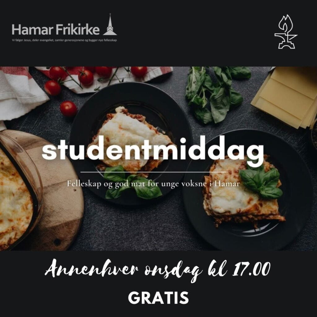 Studentmiddag på onsdager