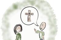 snakkeboble Jesus evangeliet workshop