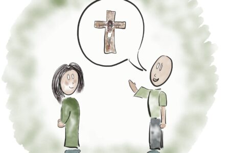 snakkeboble Jesus evangeliet workshop